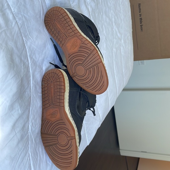 Nike Dunk Sky Hi Essential Black Gum - Wedge Womens Shoes Size 9.5 - Picture 5 of 9